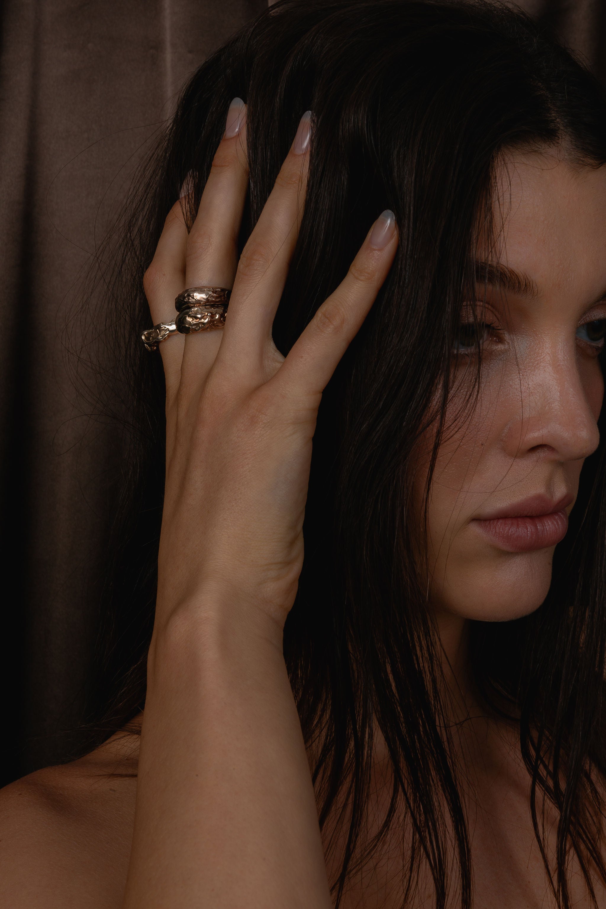 Du Rings Dune Duo rings – Sable Noir