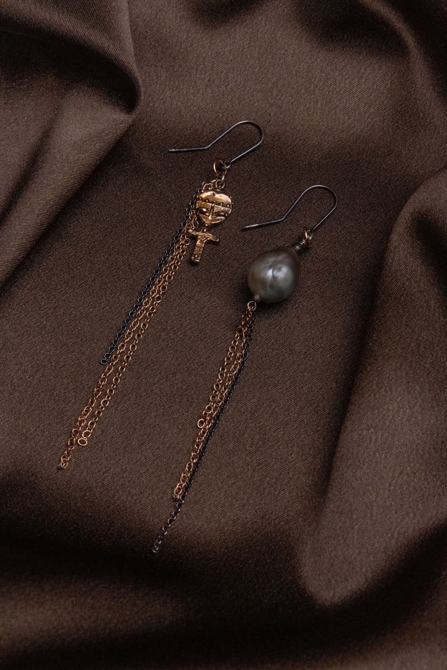 Baron Earrings #02 with Asante Doll